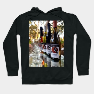 Whos Pouring  - Adelaide Hills Wine Region - Fleurieu Peninsula - by South Australian artist Avril Thomas Hoodie